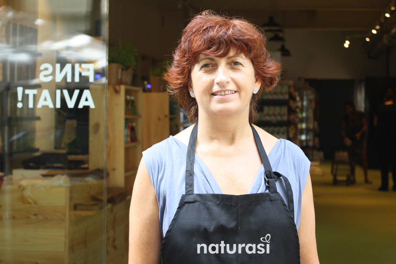 Mariona Jordi, propietaria de NaturaSì Bio Sants