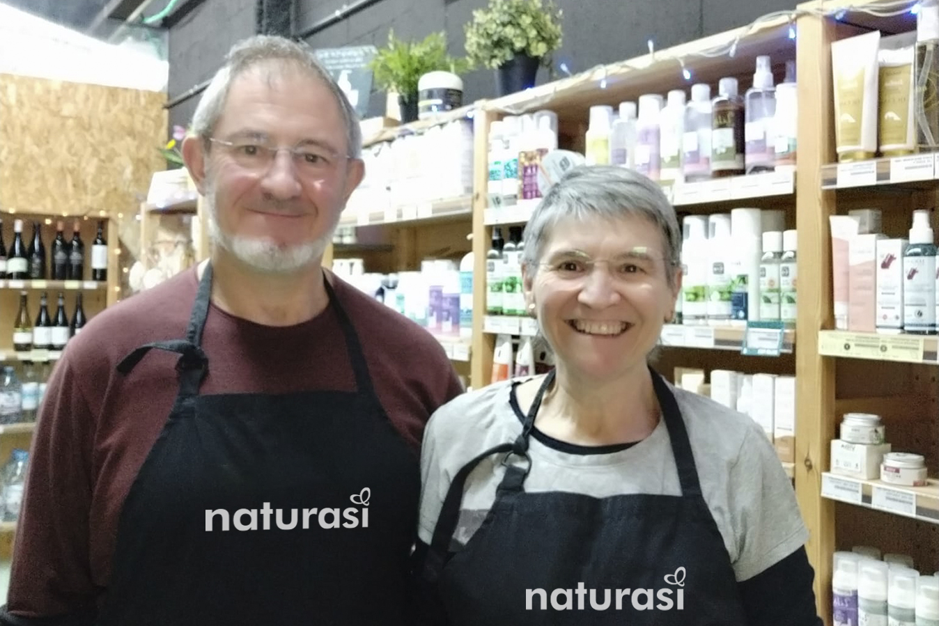 Antonio Castro i Antonia Sanchez, propietaris de NaturaSì EcoNaturalis