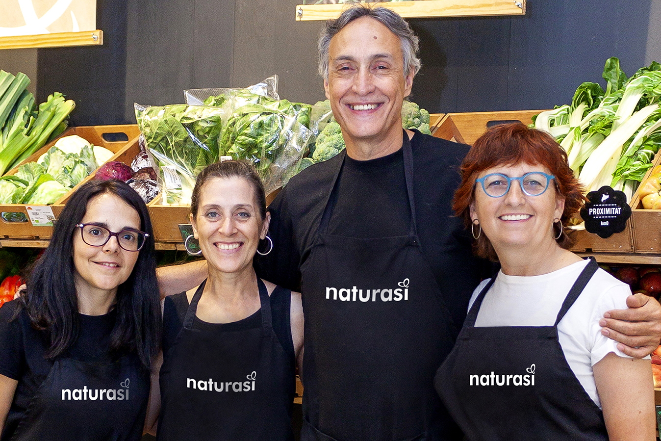 Safir Donlo, una de les propietàries de NaturaSì EcoVita