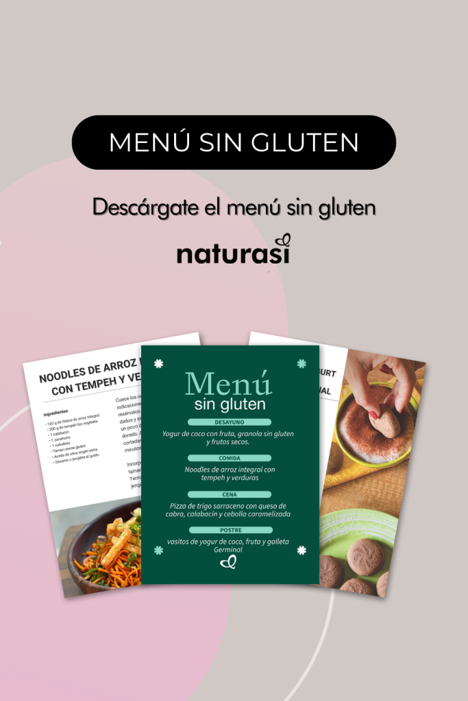 menu sin gluten descargable