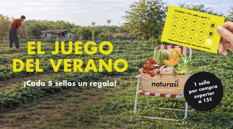 El Juego del Verano NaturaSì: compra, sella y gana