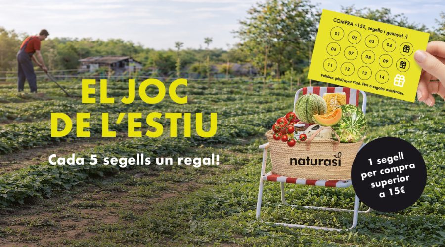 El Joc de l’Estiu NaturaSì: compra, segella i guanya