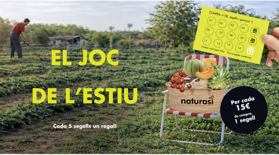 El Joc de l’Estiu NaturaSì: compra, segella i guanya
